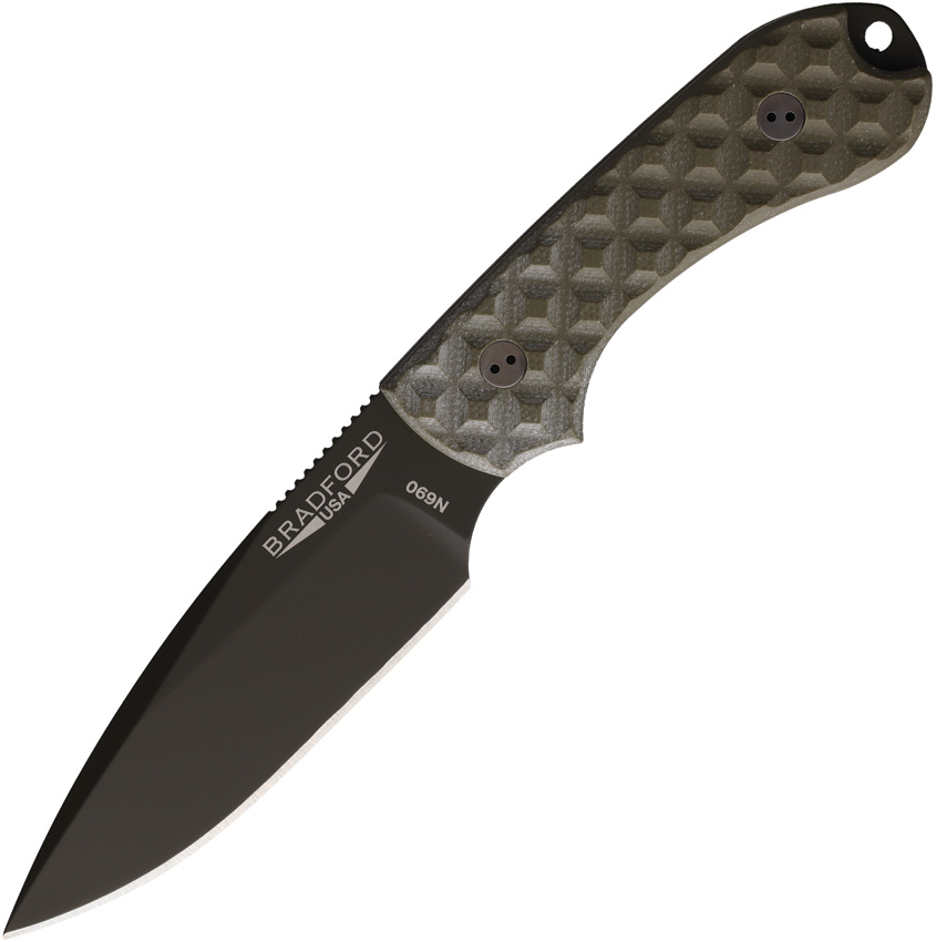 Bradford Guardian 3 OD Cerakote Fixed Blade Knife - BRAD3FE002OD
