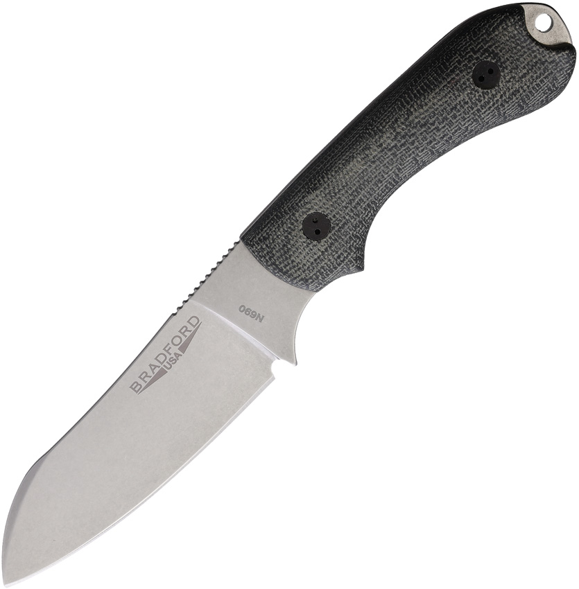 Bradford Guardian 3 3D Micarta Fixed Blade Knife - BRAD3SF101