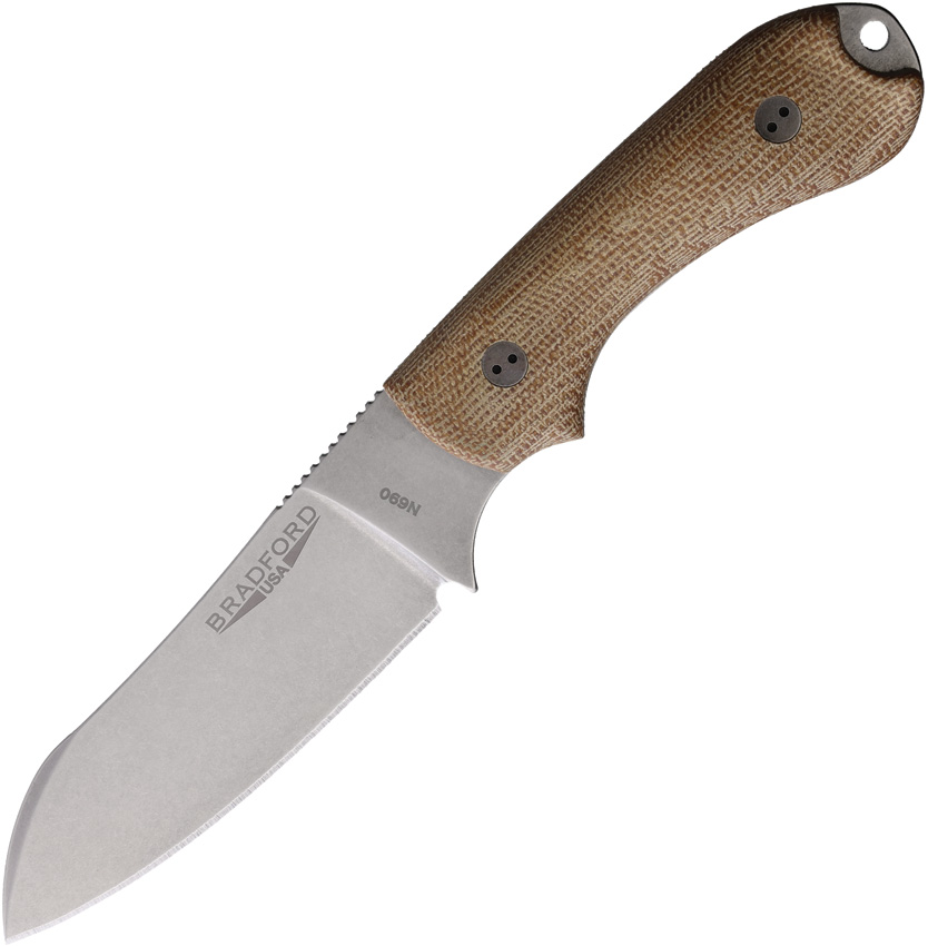 Bradford Guardian 3 Natural Fixed Blade Knife - BRAD3SF104