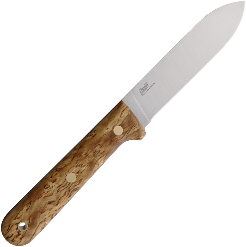 Brisa Kephart 115 Curly Birch Fixed Blade Knife - BRI273