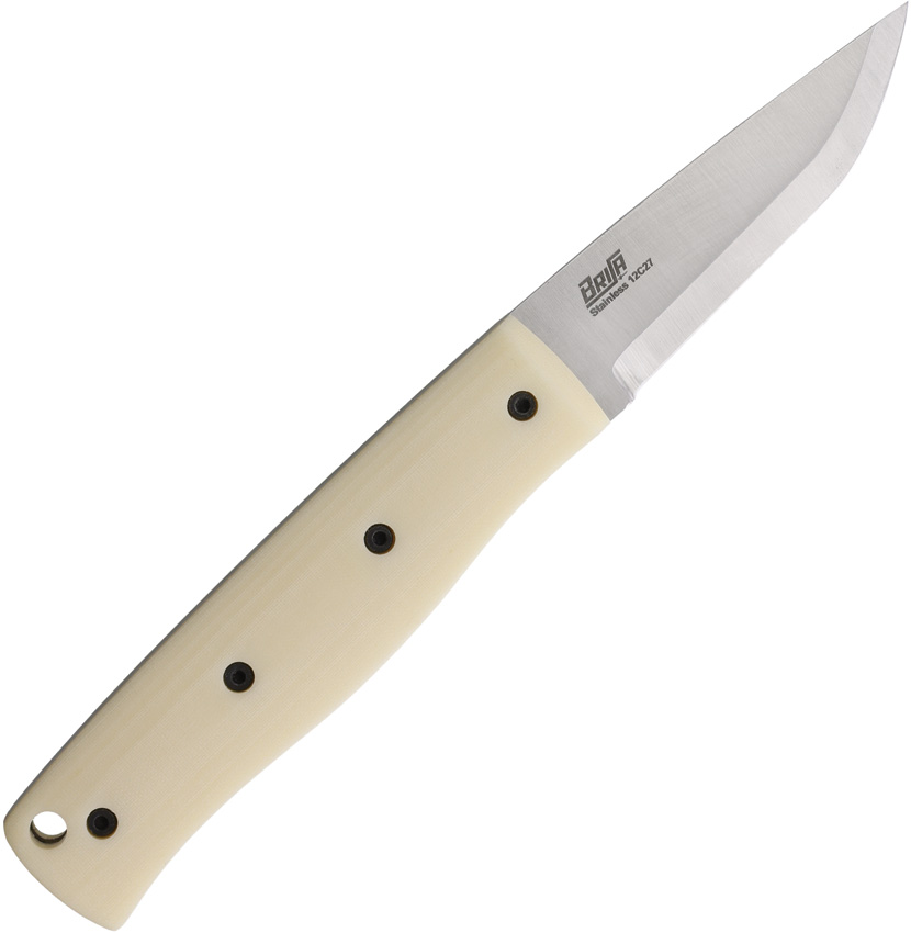 BRISA PK70FX Fixed Blade Knife Ivory - BRI462