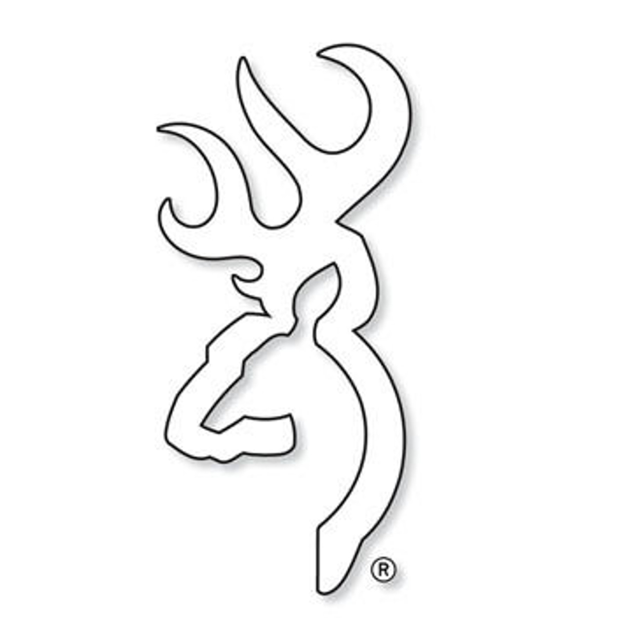 Browning 4" Flat Buckmark Decal