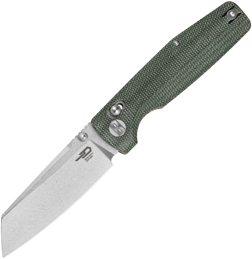 Bestech Slasher Axis Lock Pocket Knife Green - BTKG56B1