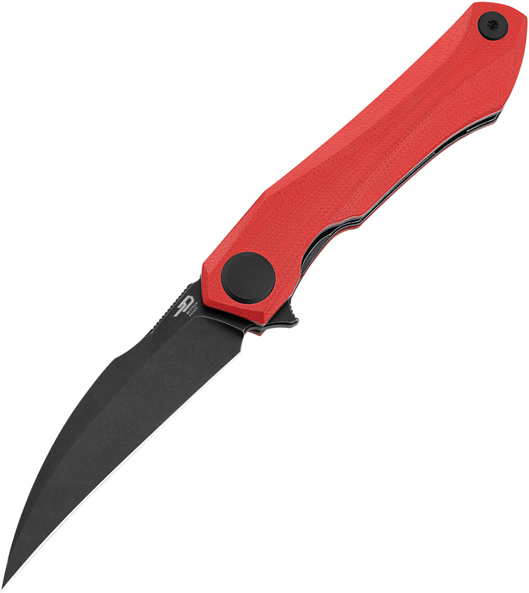 Bestech Ivy Linerlock Pocket Knife Red/Black - BTKG59D