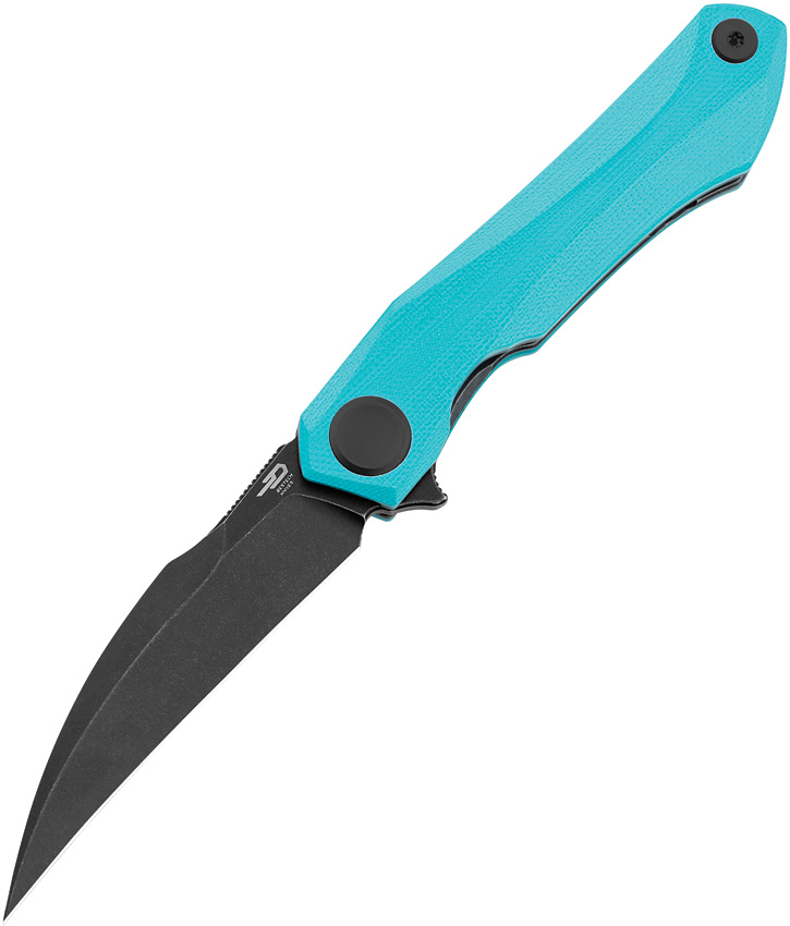 Bestech Ivy Linerlock Pocket Knife Black/Teal - BTKG59F