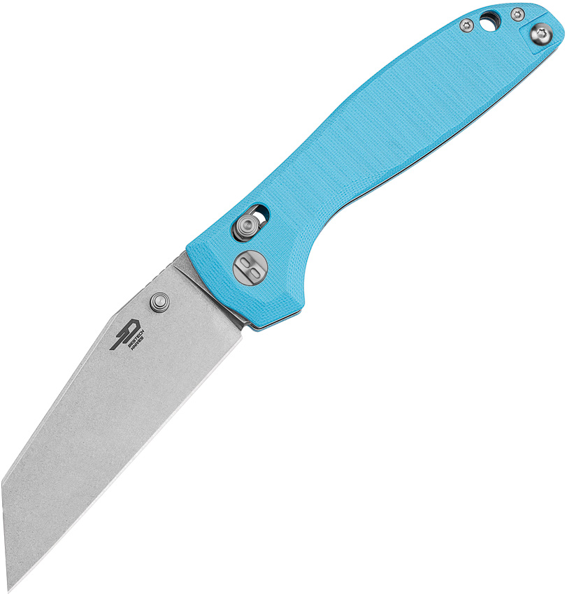 Bestech Liger Crossbar Lock Pocket Knife Light Blue - BTKG61D