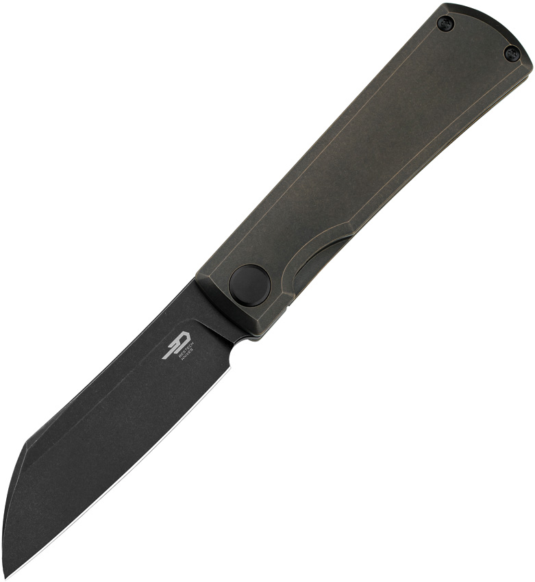 Bestech Bruv Framelock Pocket Knife Titanium - BTKT2401B