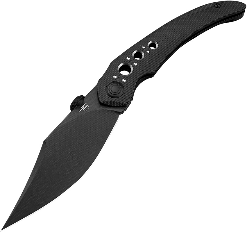 Bestech Razon Framelock Pocket Knife M-Cut Black - BTKT2406B