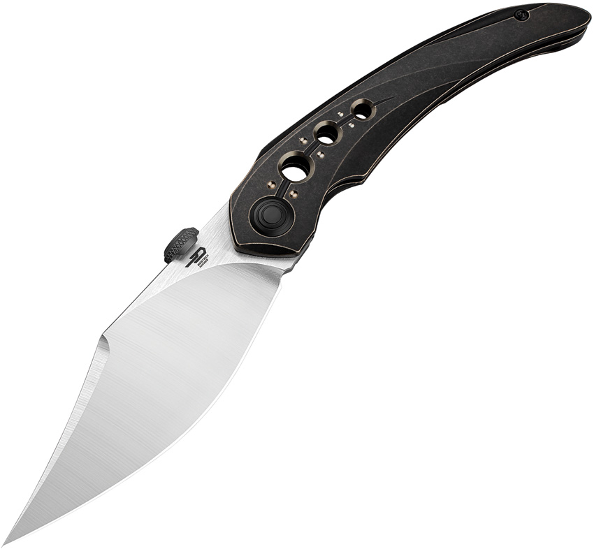 Bestech Razon Framelock Pocket Knife M-Cut Black - BTKT2406D