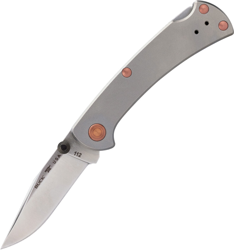 Buck Slim Pro TRX 2024 Legacy Collection Lockback Pocket Knife - BU112GYSLE