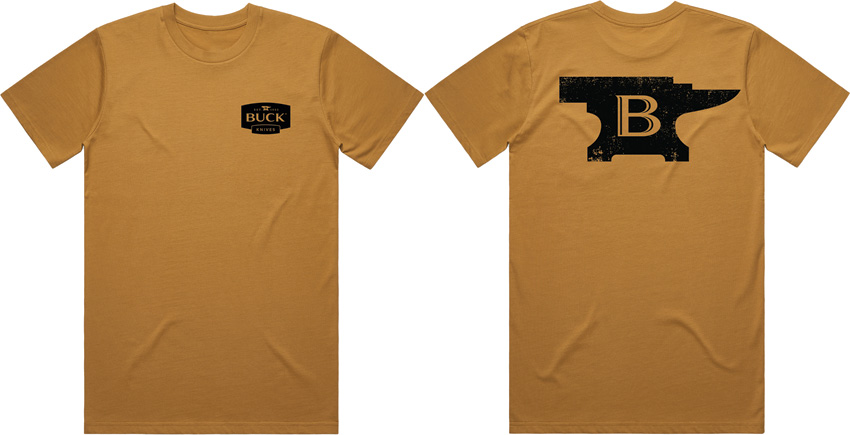 Buck Anvil T-Shirt Camel XXL - BU13887