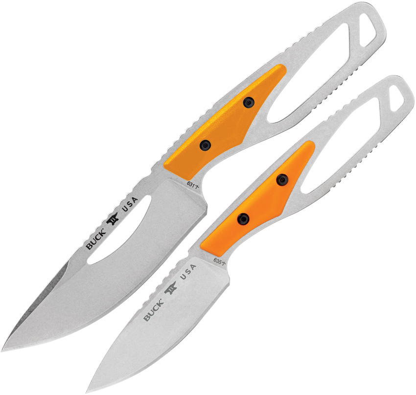Buck Paklite Field Kit Fixed Blade Knives Orange - BU631ORSVP