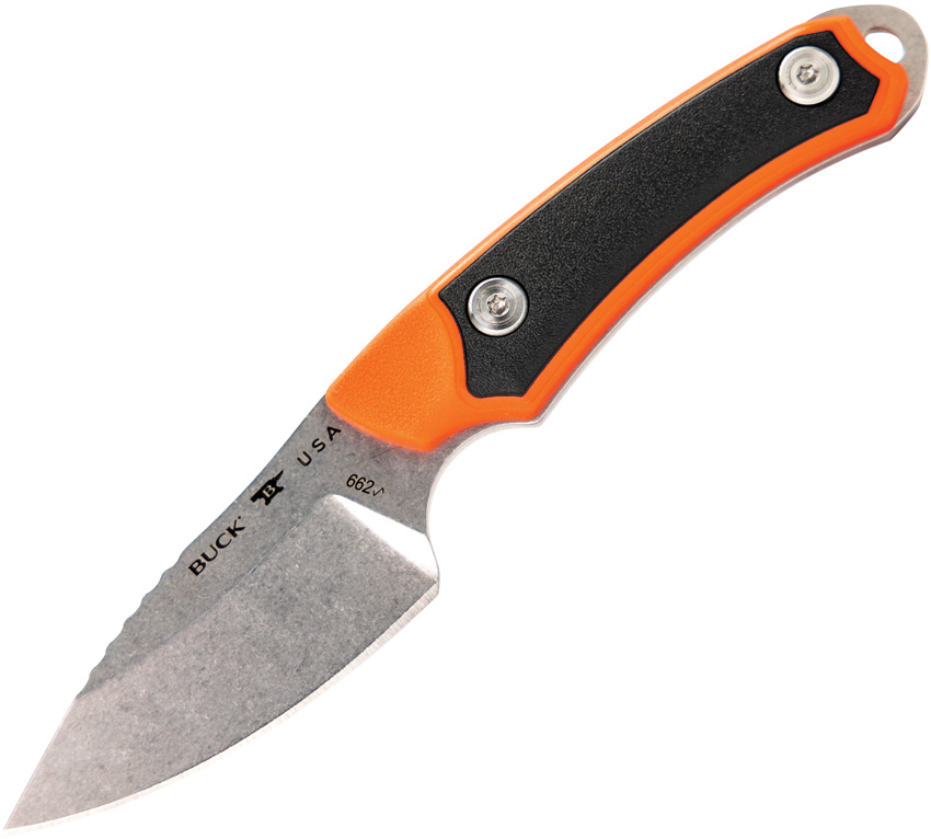 Buck Alpha Scout Select Fixed Blade Knife Orange - BU662ORS