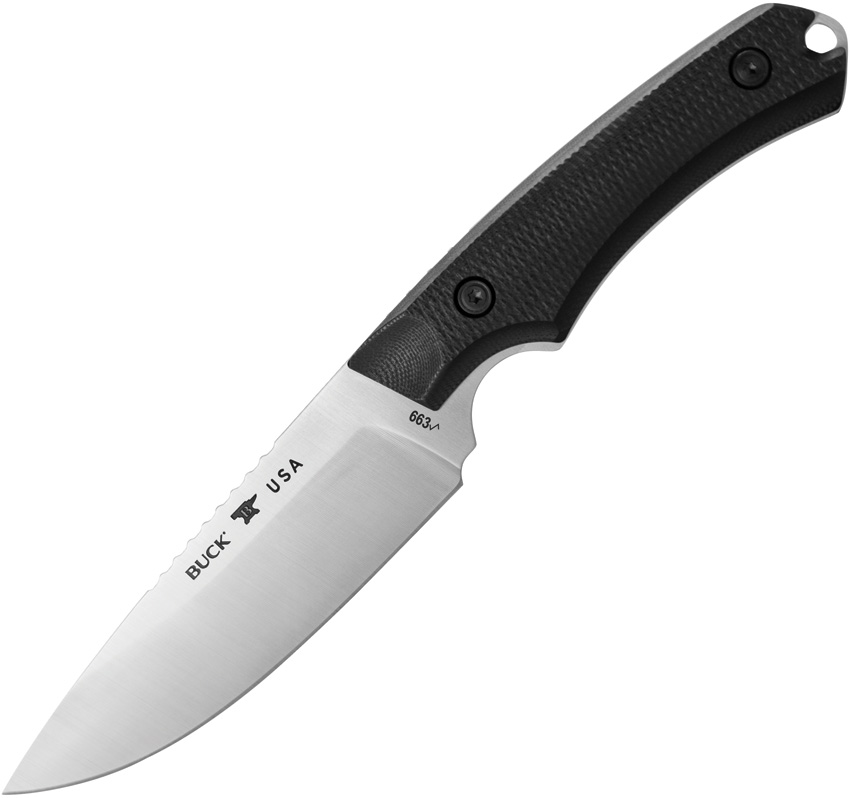 Buck Alpha Guide Elite Fixed Blade Knife Black - BU663BKS