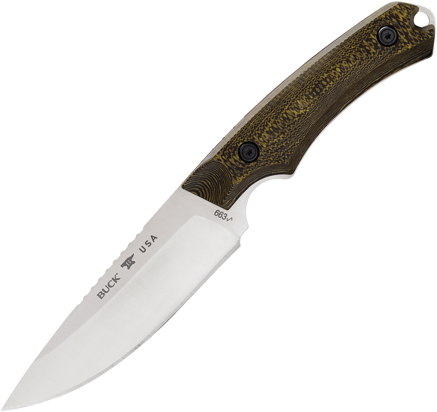 Buck Alpha Guide Fixed Blade Knife Richlite - BU663BRS