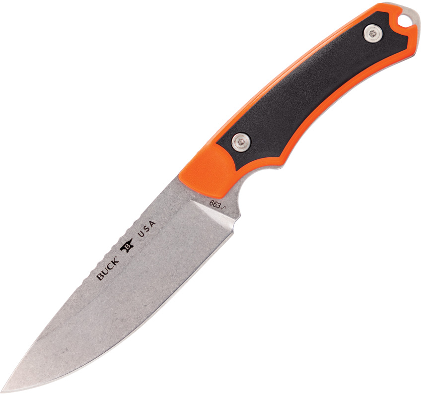Buck Alpha Guide Select Fixed Blade Knife Orange - BU663ORS
