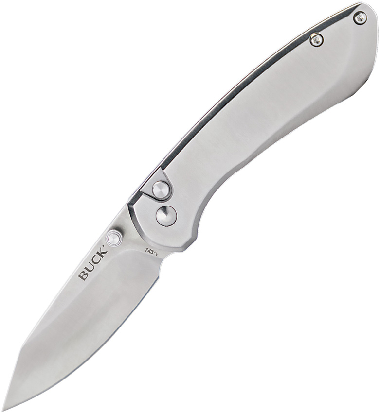 Buck Mini Sovereign Button Lock Pocket Knife Stainless Steel - BU743SSS