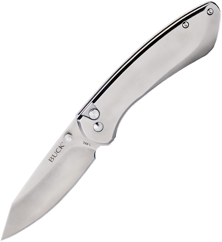 Buck Sovereign Button Lock Pocket Knife Stainless Steel - BU744SSS