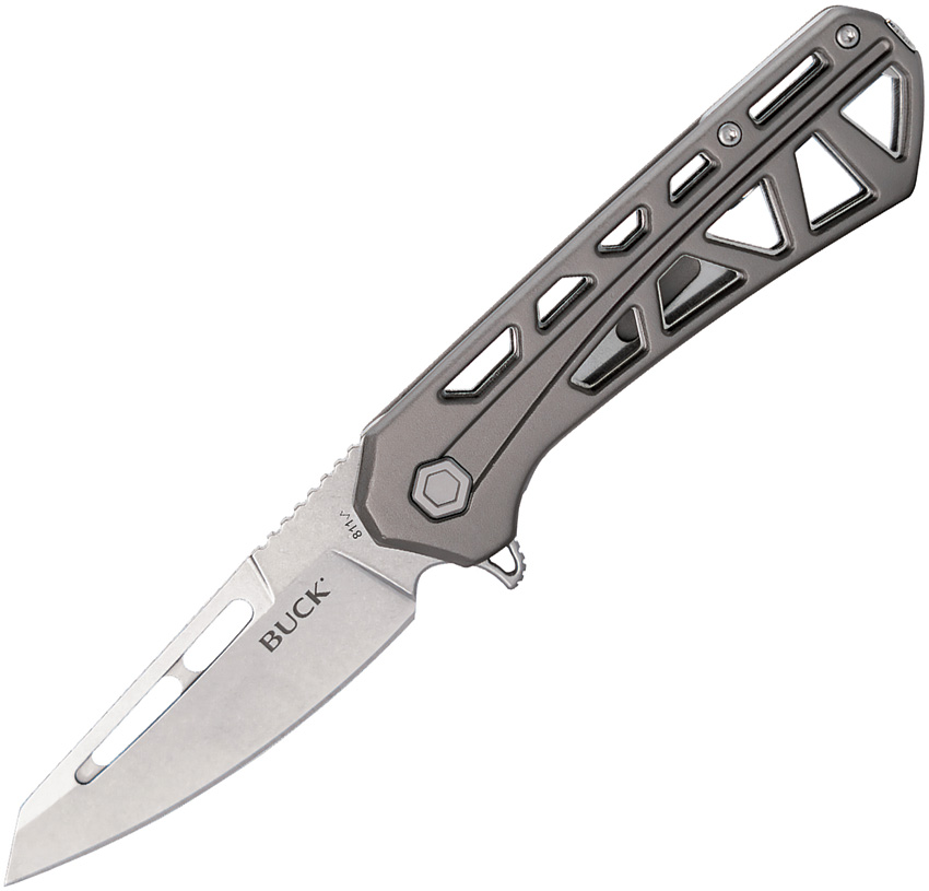 Buck Trace Ops Linerlock Pocket Knife Gray - BU811GYS