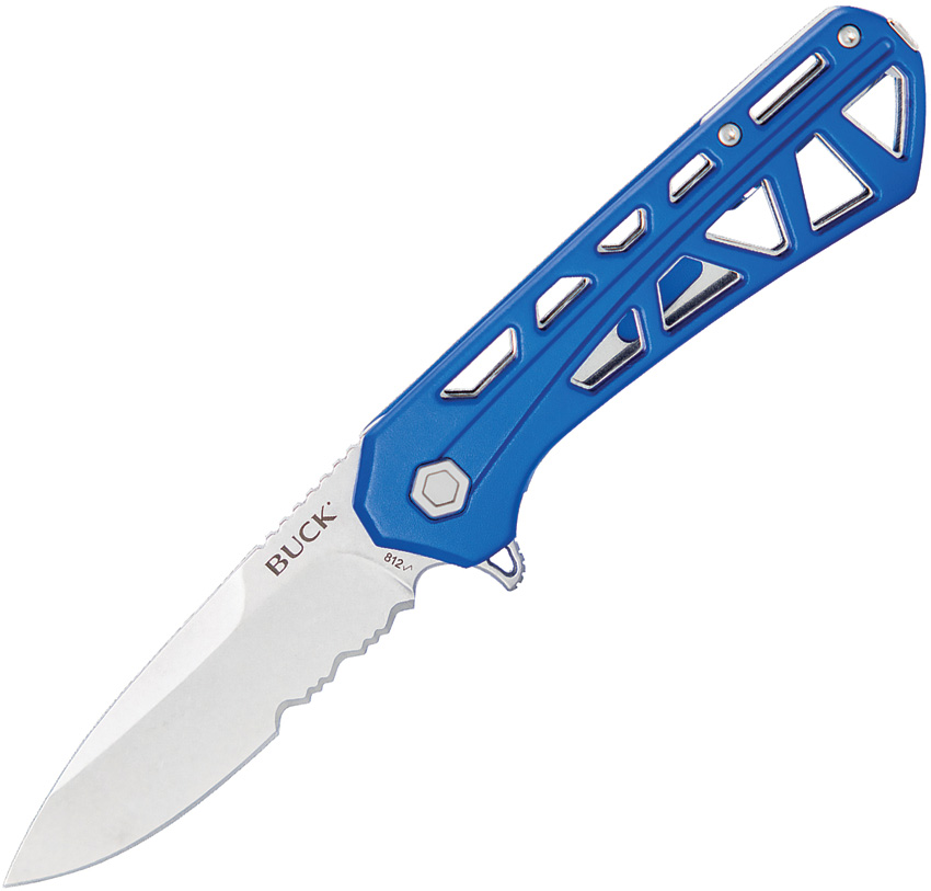 Buck Trace Linerlock Pocket Knife Blue - BU812BLX