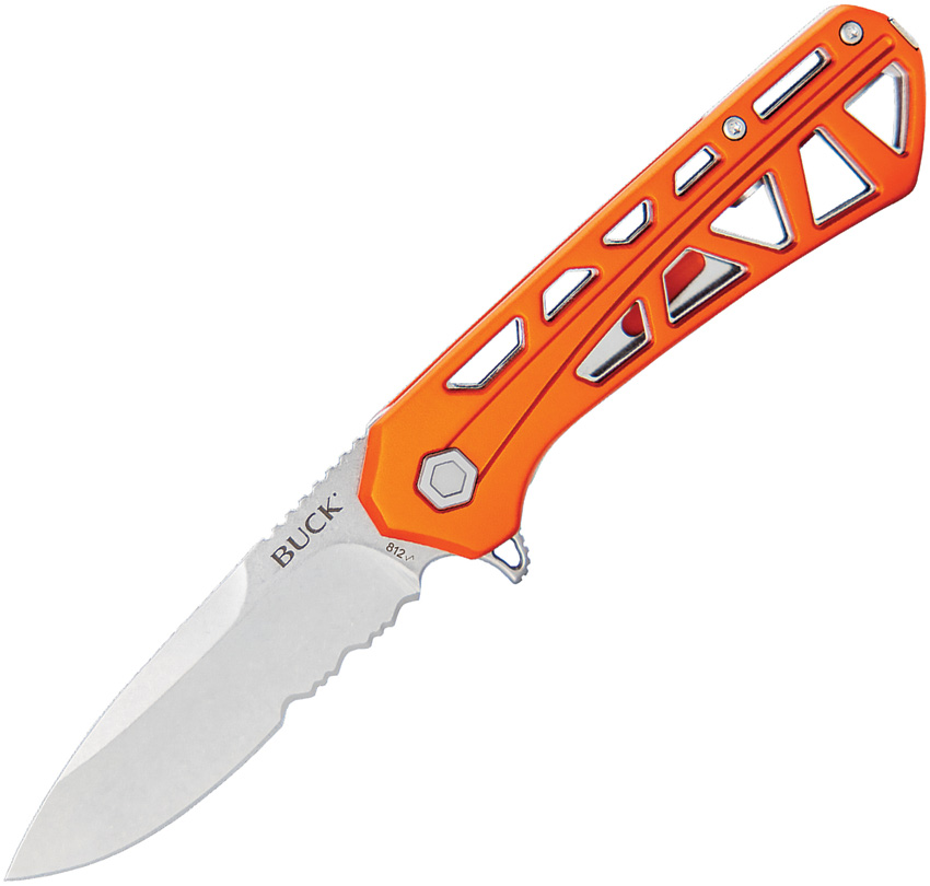 Buck Trace Linerlock Pocket Knife Orange - BU812ORX