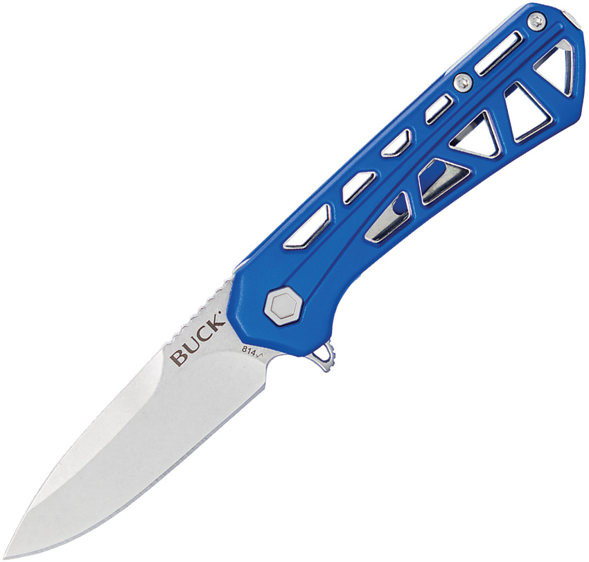 Buck Miniature Trace Ops Linerlock Pocket Knife Blue - BU814BLS