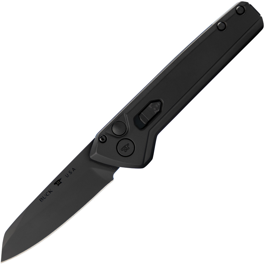 Buck Automatic Deploy Blackout Pocket Knife - BU838BKS1