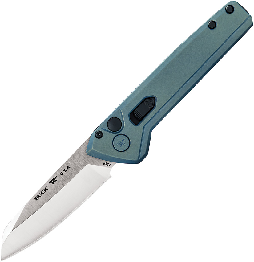 Buck Automatic Deploy Pocket Knife Blue - BU838BLS