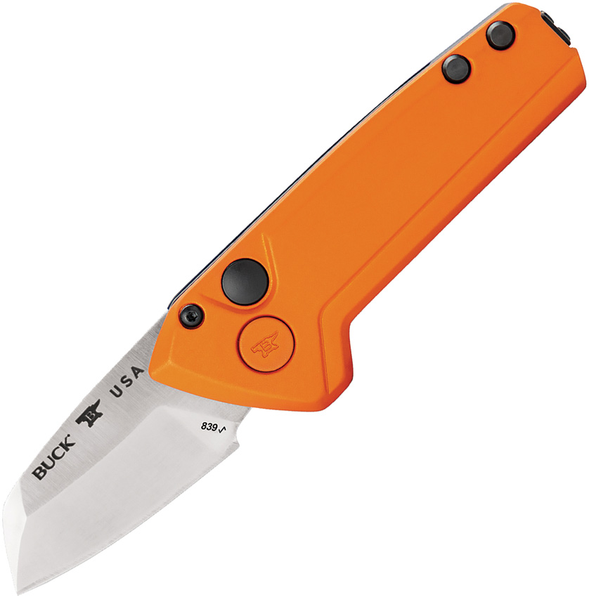 Buck Automatic Deploy Miniature Pocket Knife Orange - BU839ORS