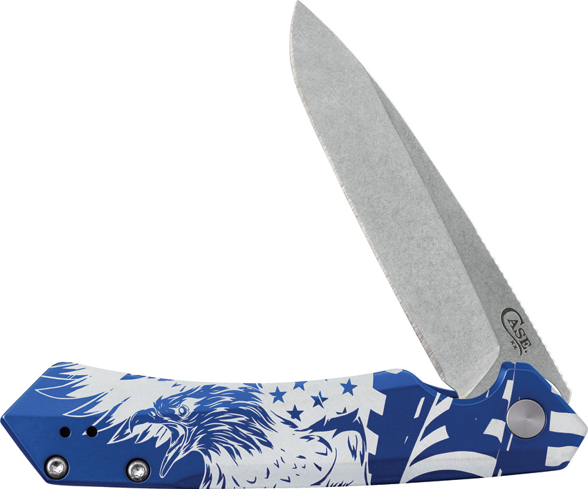 Case Cutlery Kinzua Linerlock Pocket Knife Blue Spear - CA10780