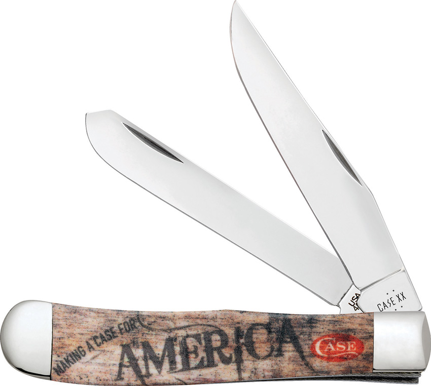 Case Making A Case For America Trapper Pocket Knife - CA10846