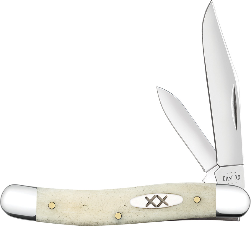 Case Cutlery Natural Bone Medium Texas Jack Knife - CA13315