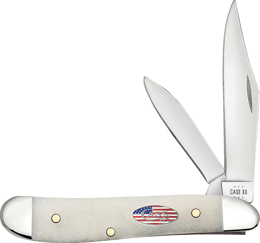 Case Cutlery Peanut Pocket Knife Natural Bone - CA14094