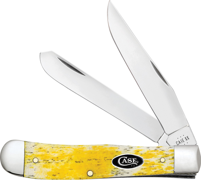 Case Cutlery Yellow Bone Trapper Pocket Knife - CA20030