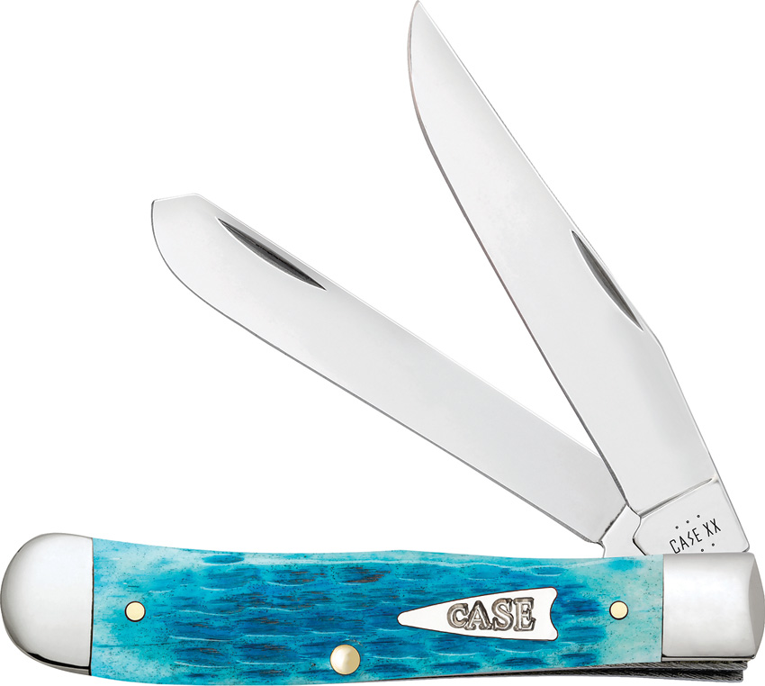Case Cutlery Trapper Pocket Knife Sky Blue - CA50640