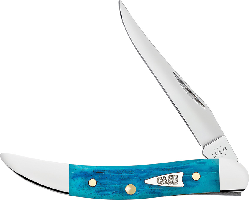 Case Cutlery Texas Toothpick Pocket Knife Sky Blue - CA50645
