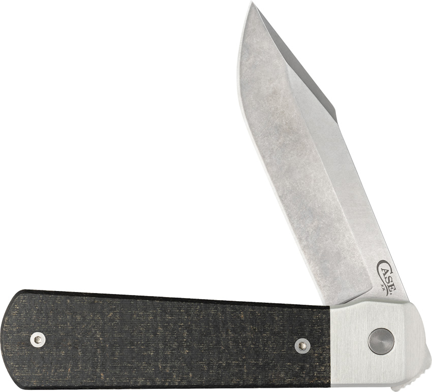 Case Cutlery Revoindle Linerlock Pocket Knife Black Micarta - CA50910