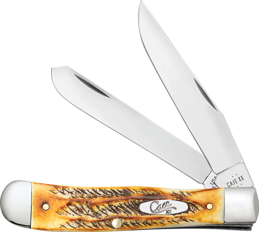 Case Cutlery Trapper Pocket Knife 6.5 Bonestag - CA65345