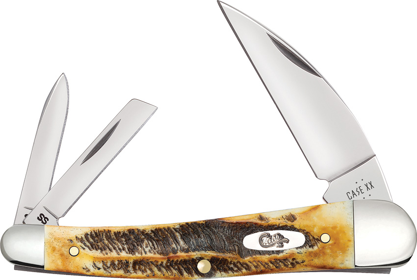Case Cutlery Seahorse Whittler Pocket Knife 6.5 Bonestag - CA65347