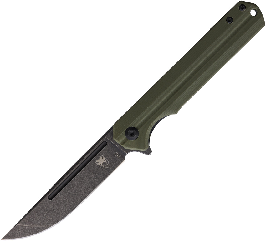 Cobratec Streamline Linerlock Pocket Knife OD Green - CBTSLGODG