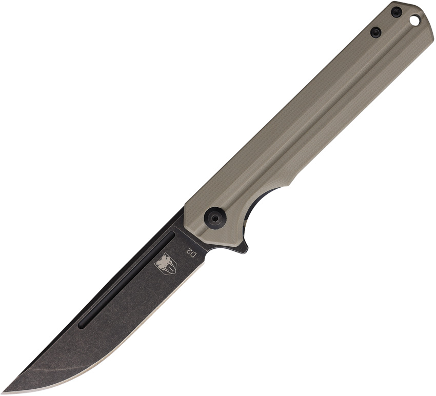 Cobratec Streamline Linerlock Pocket Knife Tan - CBTSLGTAN