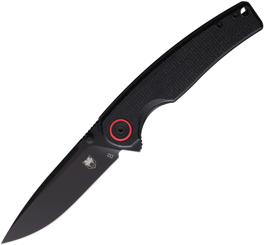 Cobratec Samson Linerlock Pocket Knife Black - CBTSMSNBK
