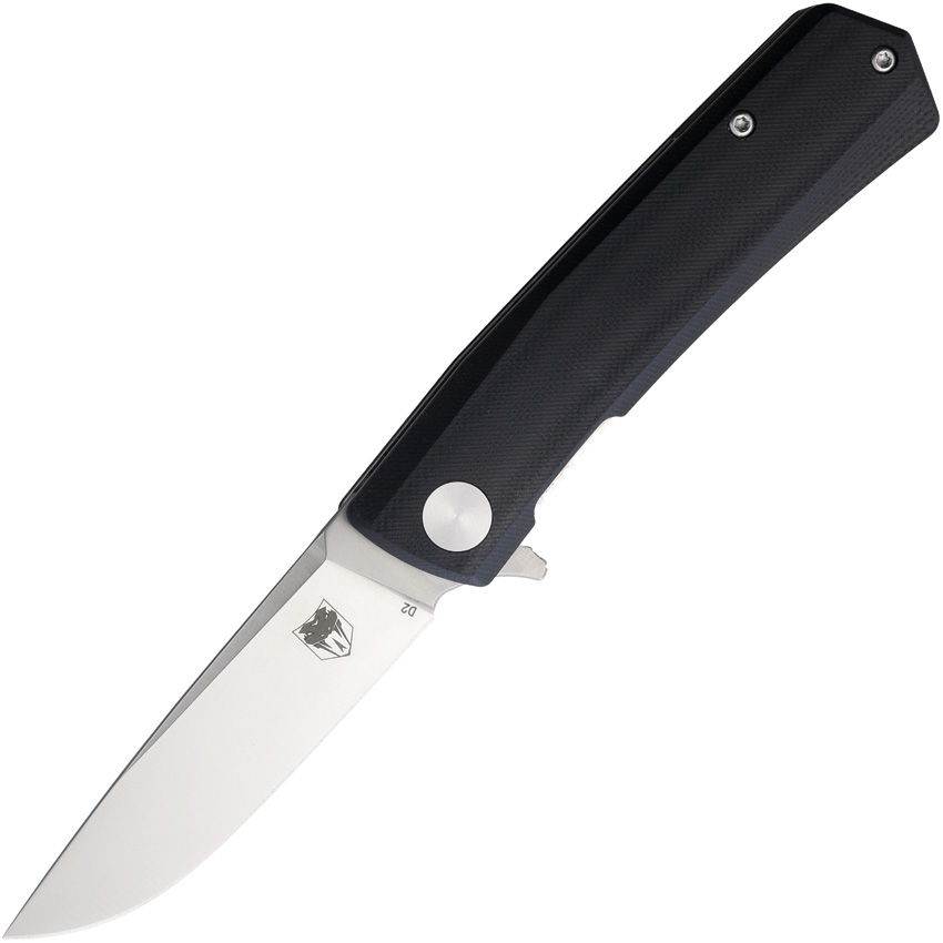 Cobratec Knives Serpent Linerlock Pocket Knife Black - CBTSRPBLK