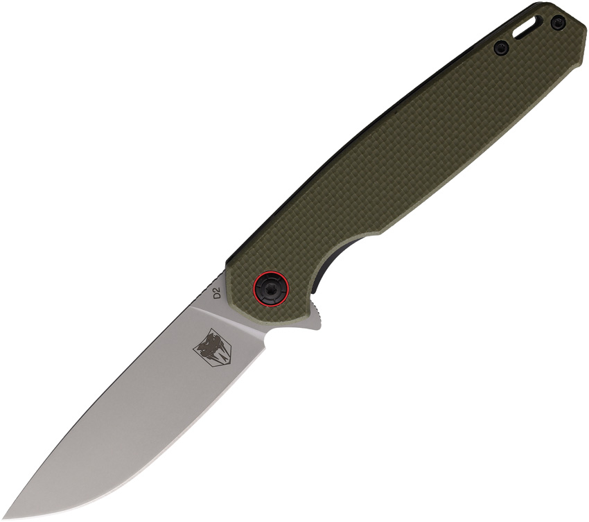 Cobratec Talon Linerlock Pocket Knife OD Green - CBTTLNOD