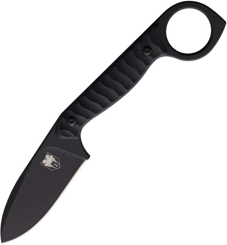 Cobratec Wolfteeth Fixed Blade Knife - CBTWLTBLK