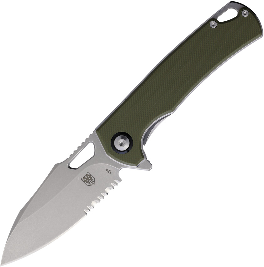 Cobratec Wolverine Linerlock Pocket Knife OD Green - CBTWLVRNSOD
