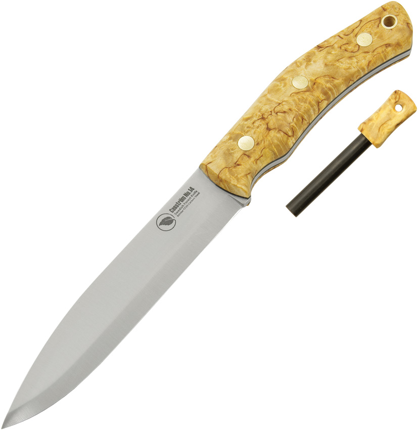 Casstrom No.14 SFK Fixed Blade Knife Curly Birch/FS - CI13424