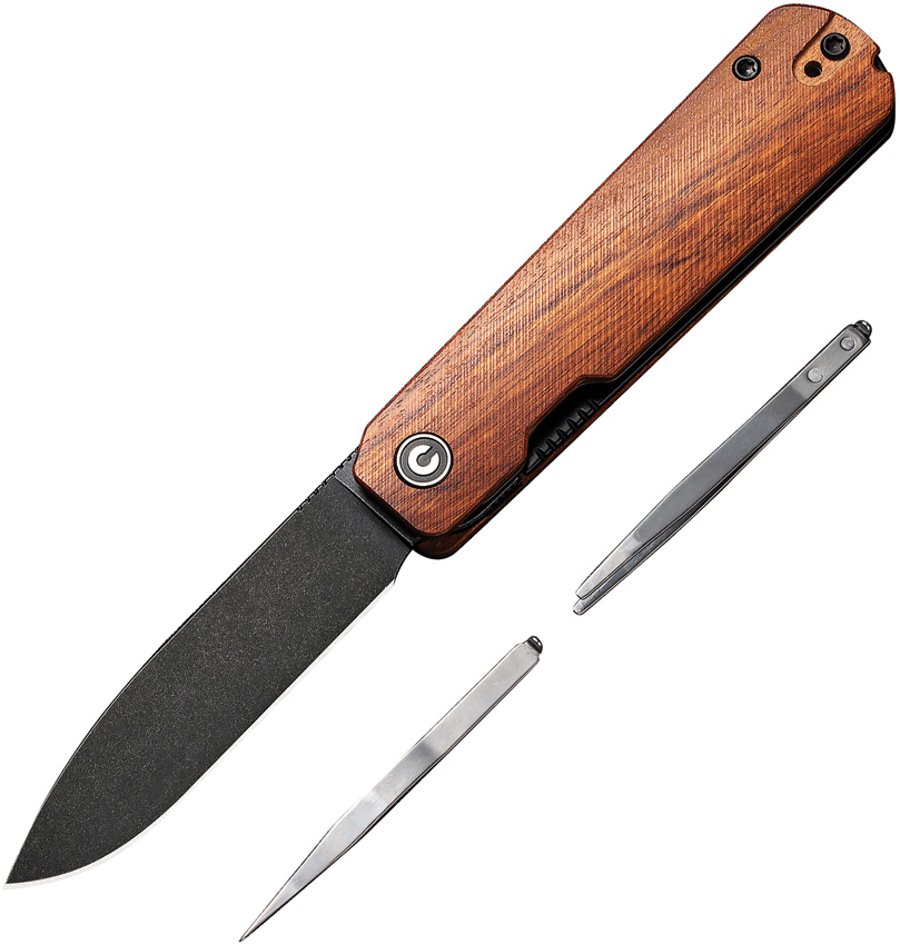 Civivi Sendy Linerlock Pocket Knife Wood - CIVC21004A2