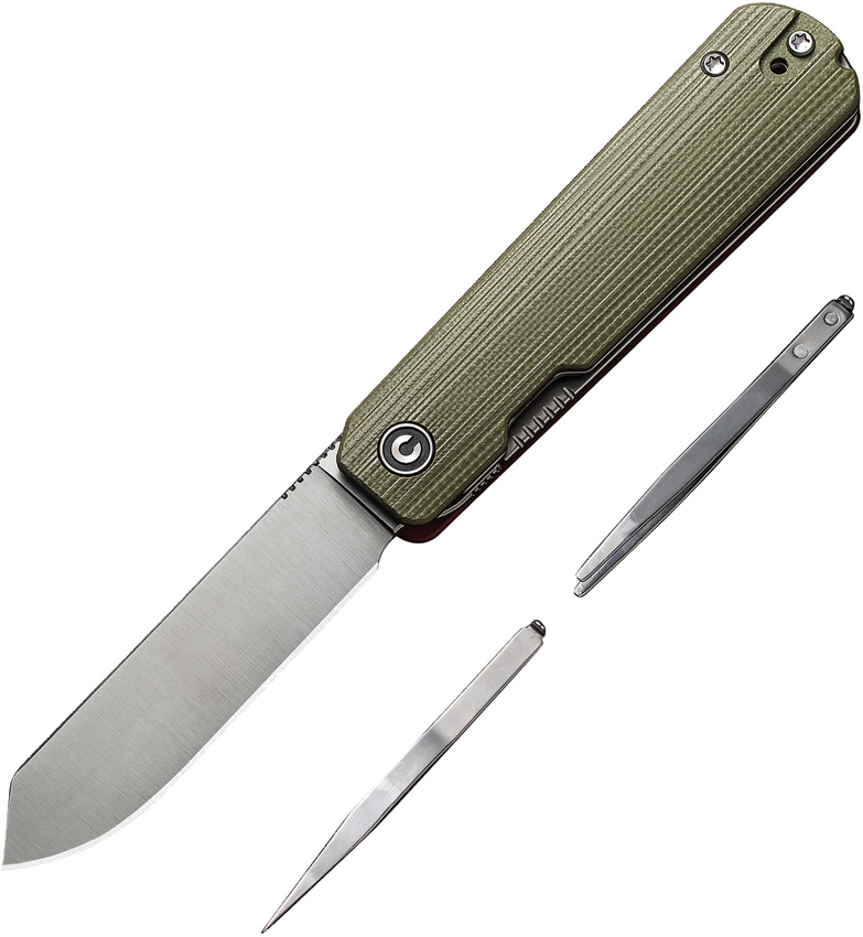 Civivi Sendy Linerlock Pocket Knife Green - CIVC21004B1