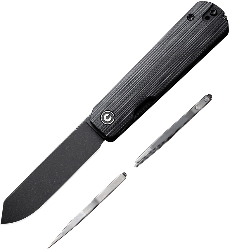 Civivi Sendy Linerlock Pocket Knife Black G10 - CIVC21004B2